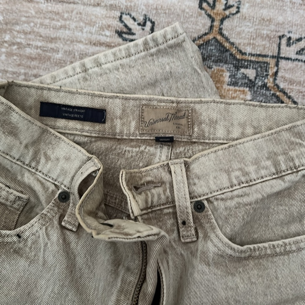 Universal Thread High Rise Jeans - Light Tan - Picture 2 of 5